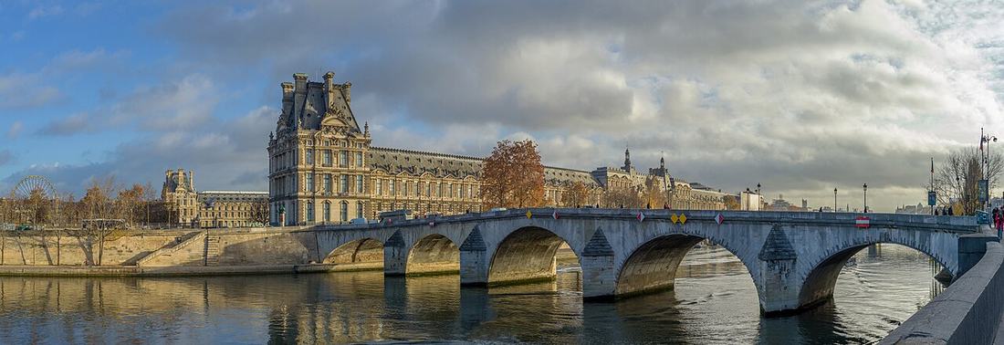 La Seine, le pont Royal et le Louvre