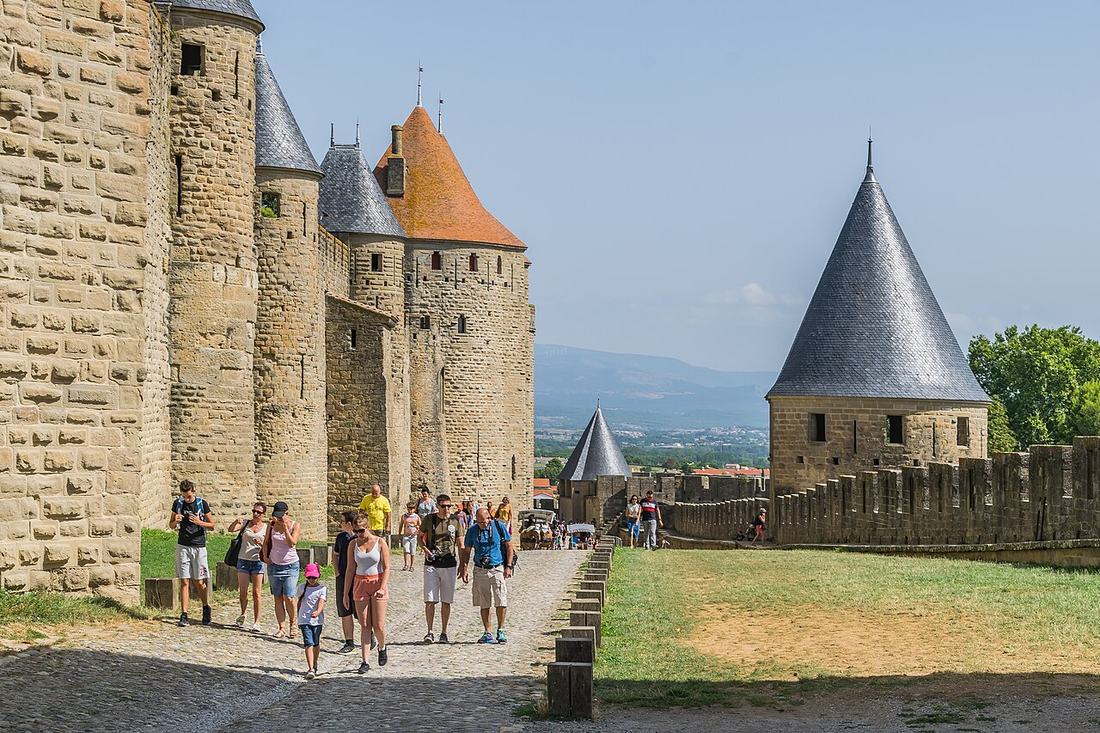 Les remparts de la cité de Carcassonne