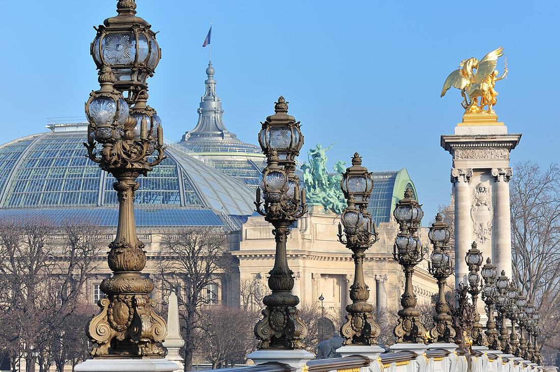 Le Grand Palais vu du pont Alexandre-III